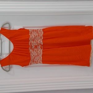 Vintage Orange Nightgown
